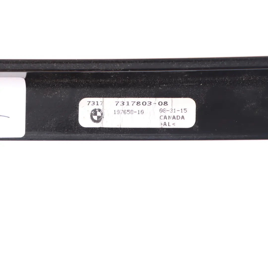 BMW X6 F16 Cover Column C Door Trim Strip High Gloss Rear Left N/S - SKU 7317803 - Part number 7317803