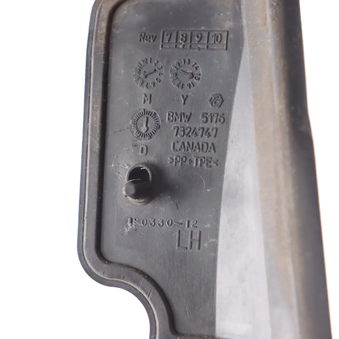 Seal Gasket A Pillar Door Front Left N/S Bracket Mount Holder to BMW X6 F16 with Part number 7324747 BMW X6 F16 Seal Gasket A Pillar Door Front Left N/S Bracket Mount Holder - SKU 7324747 - Part number 7324747