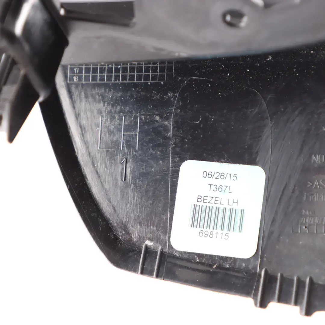 Wing Mirror Cover Trim Left N/S Shadow Line High Gloss Ring Frame to BMW F15 F25 with Part number 7327911 BMW F15 F25 Wing Mirror Cover Trim Left N/S Shadow Line High Gloss Ring Frame - SKU 7327911-1 - Part number 7327911