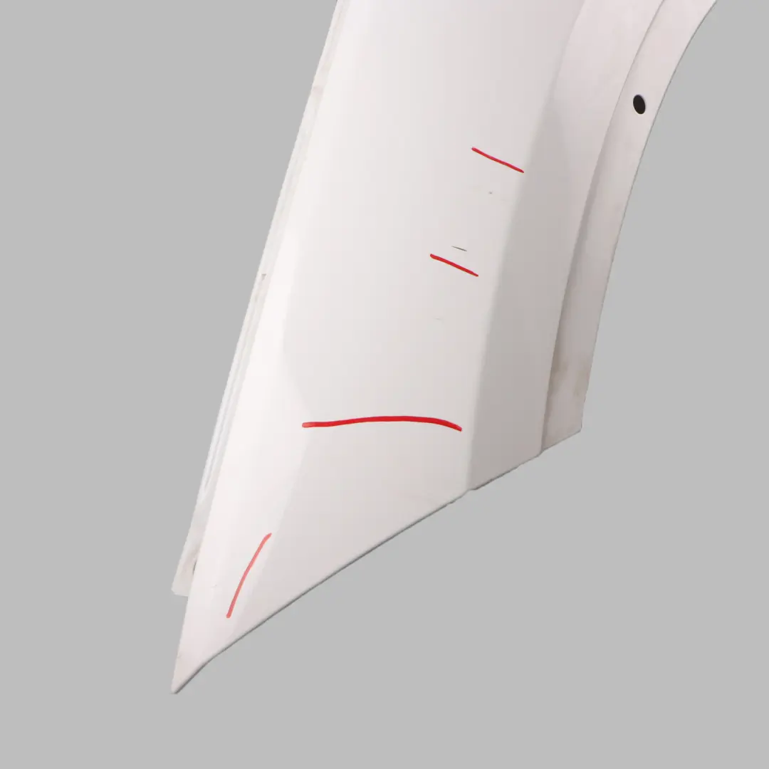 Front Left N/S Side Panel Fender Wing Alpine White 300 to BMW X1 E84 with Part number 7332423 BMW X1 E84 Front Left N/S Side Panel Fender Wing Alpine White 300 - SKU 7332423-AW - Part number 7332423