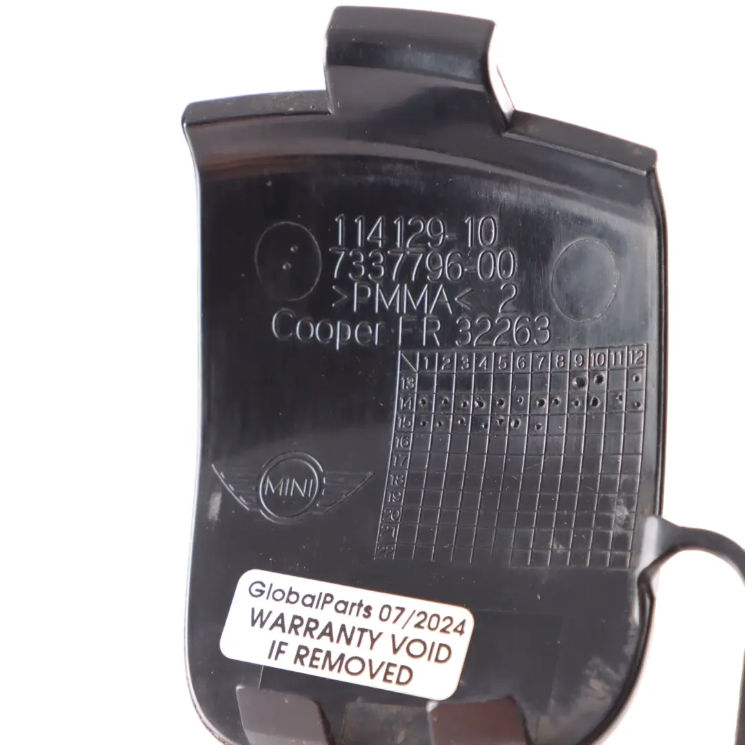Zaślepka Zderzaka Haka Przód Czarna do Mini F55 F56 o numerze 7337796 Mini F55 F56 Zaślepka Zderzaka Haka Przód Czarna - SKU 7337796-1 - Numer Części 7337796