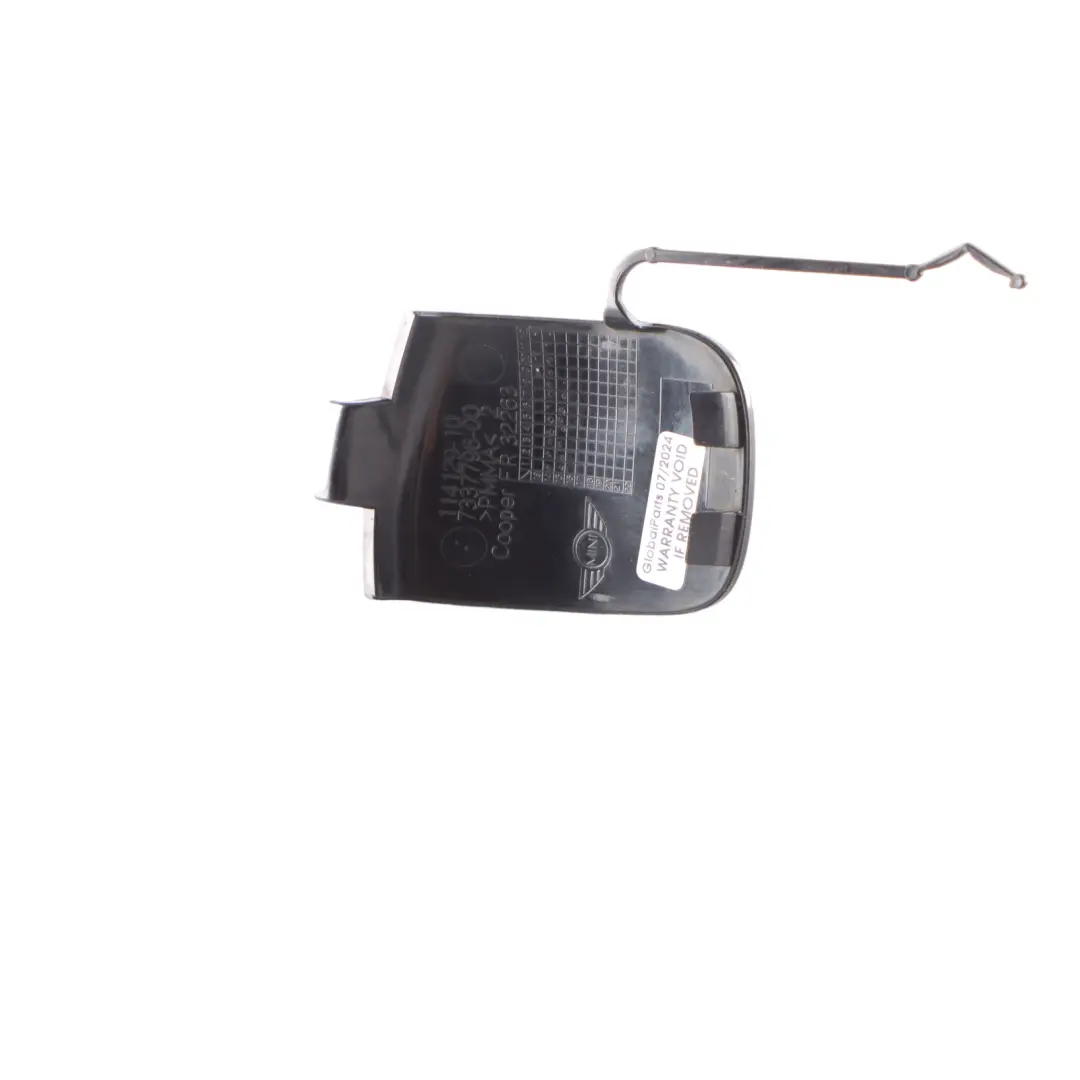  Towing Eye Cover Mini Cooper One F55 F56 Front Bumper Flap Cap Black - SKU 7337796-1 - Part number 7337796