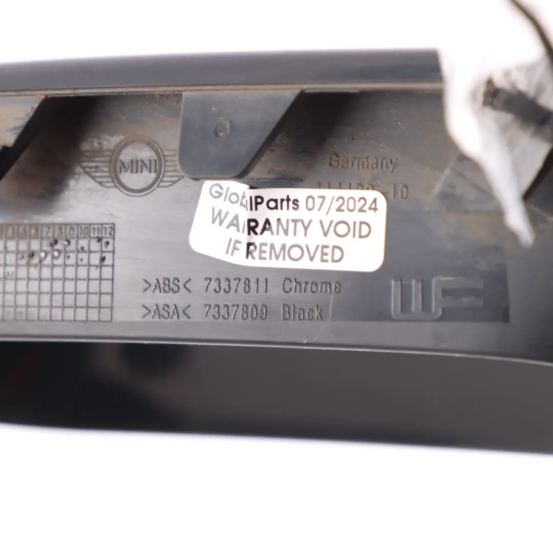 Duct Mini Cooper S F55 F56 Cover Inlet Trim Front Bumper Left N/S to Air with Part number 7337809 Air Duct Mini Cooper S F55 F56 Cover Inlet Trim Front Bumper Left N/S - SKU 7337809 - Part number 7337809