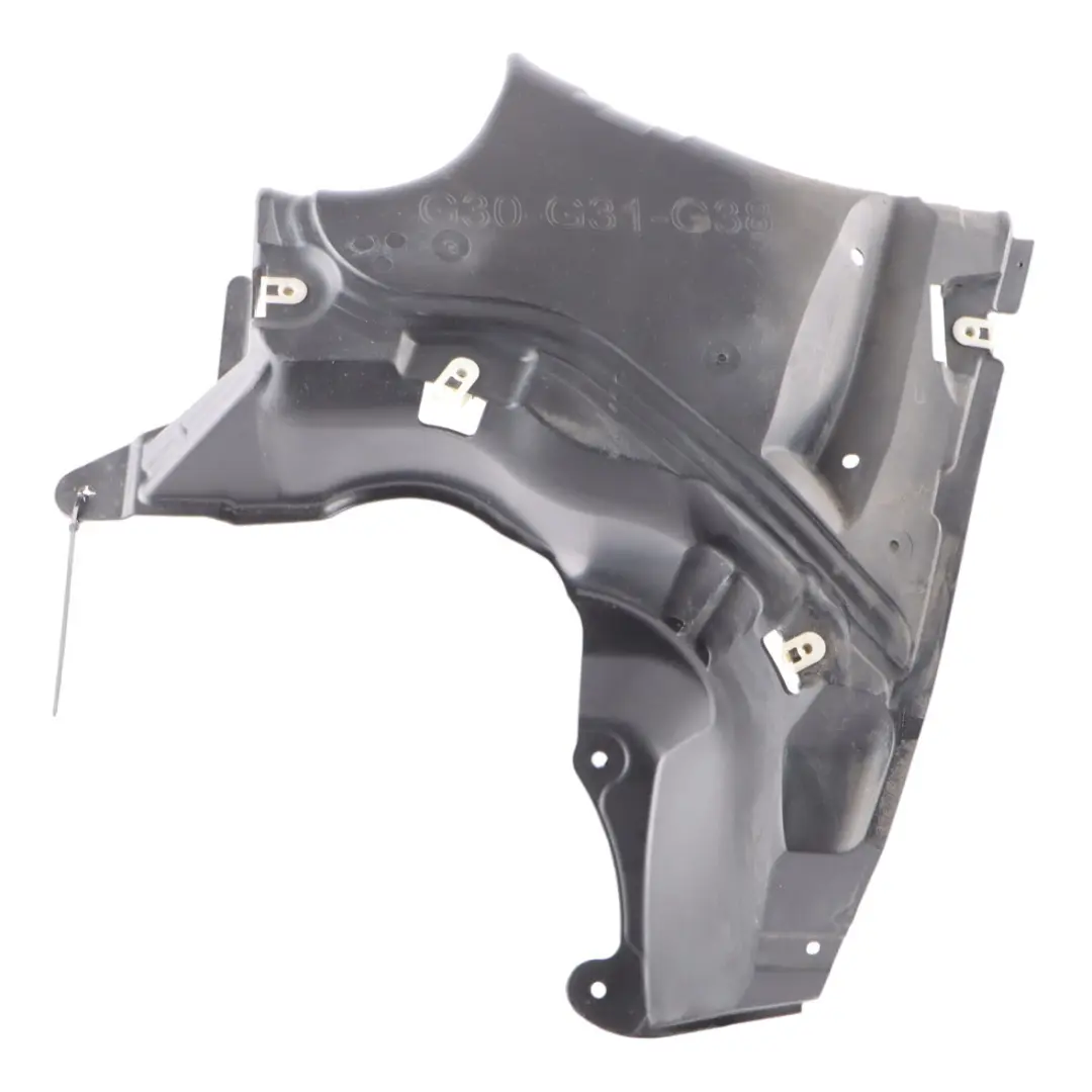 Arch Cover Rear Left N/S Splash Guard Panel to BMW G30 Wheel with Part number 7340787 BMW G30 Wheel Arch Cover Rear Left N/S Splash Guard Panel - SKU 7340787 - Part number 7340787