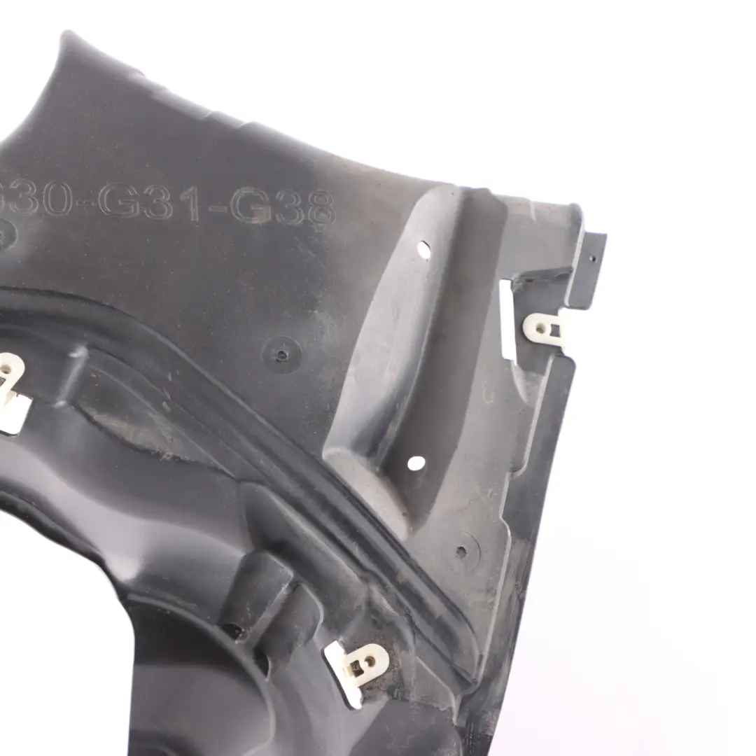 Arch Cover Rear Left N/S Splash Guard Panel to BMW G30 Wheel with Part number 7340787 BMW G30 Wheel Arch Cover Rear Left N/S Splash Guard Panel - SKU 7340787 - Part number 7340787