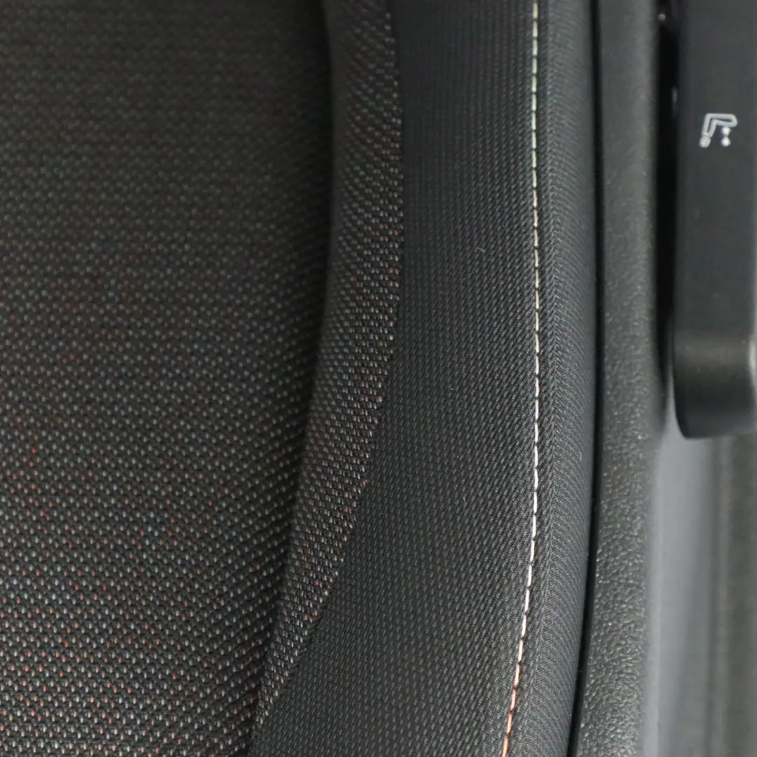 Mini Cooper One F60 Front Left N/S Cloth Seat Fabric Firework / Carbon Black - SKU 7344583-3 - Part number 7344583