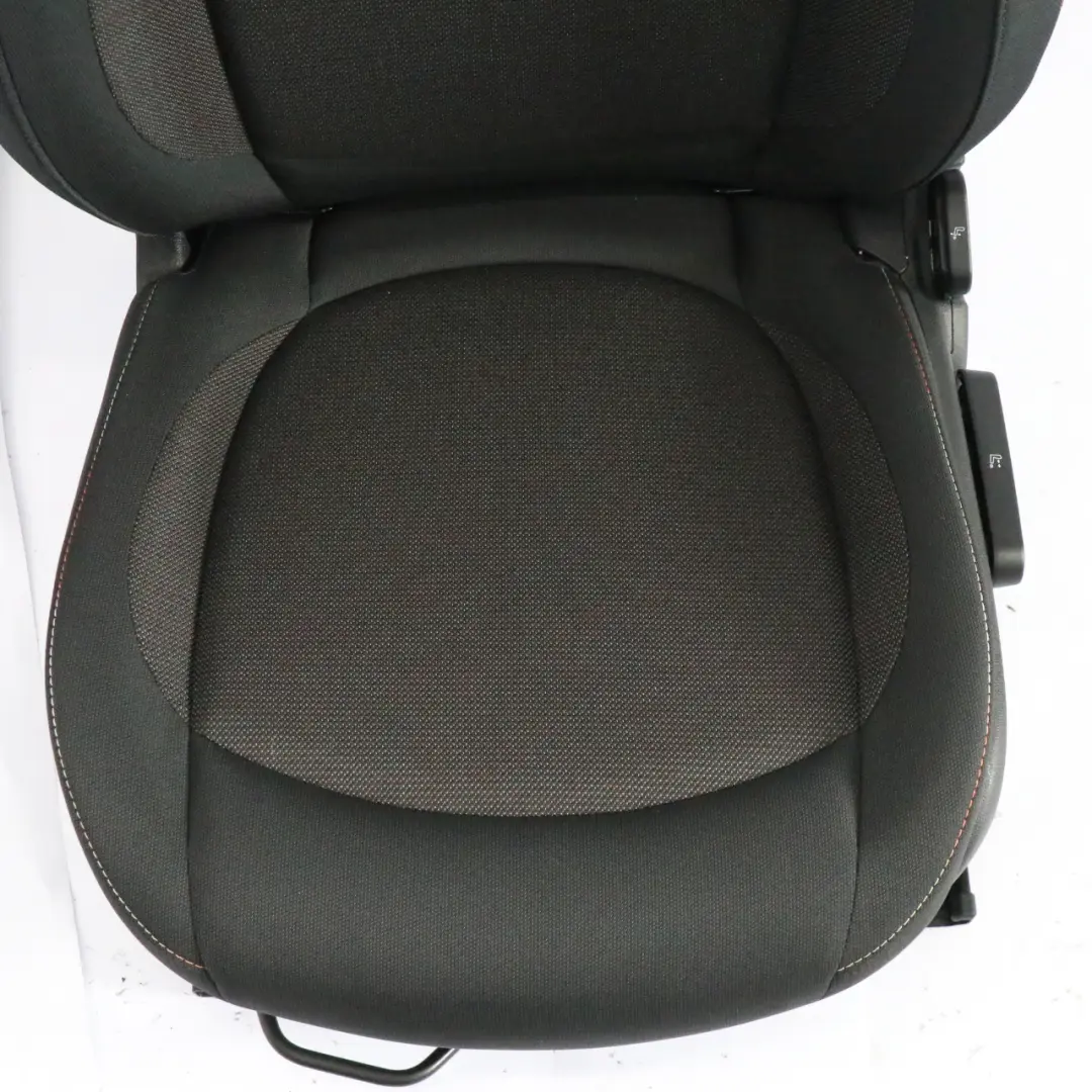Mini Cooper One F60 Front Left N/S Cloth Seat Fabric Firework / Carbon Black - SKU 7344583-3 - Part number 7344583