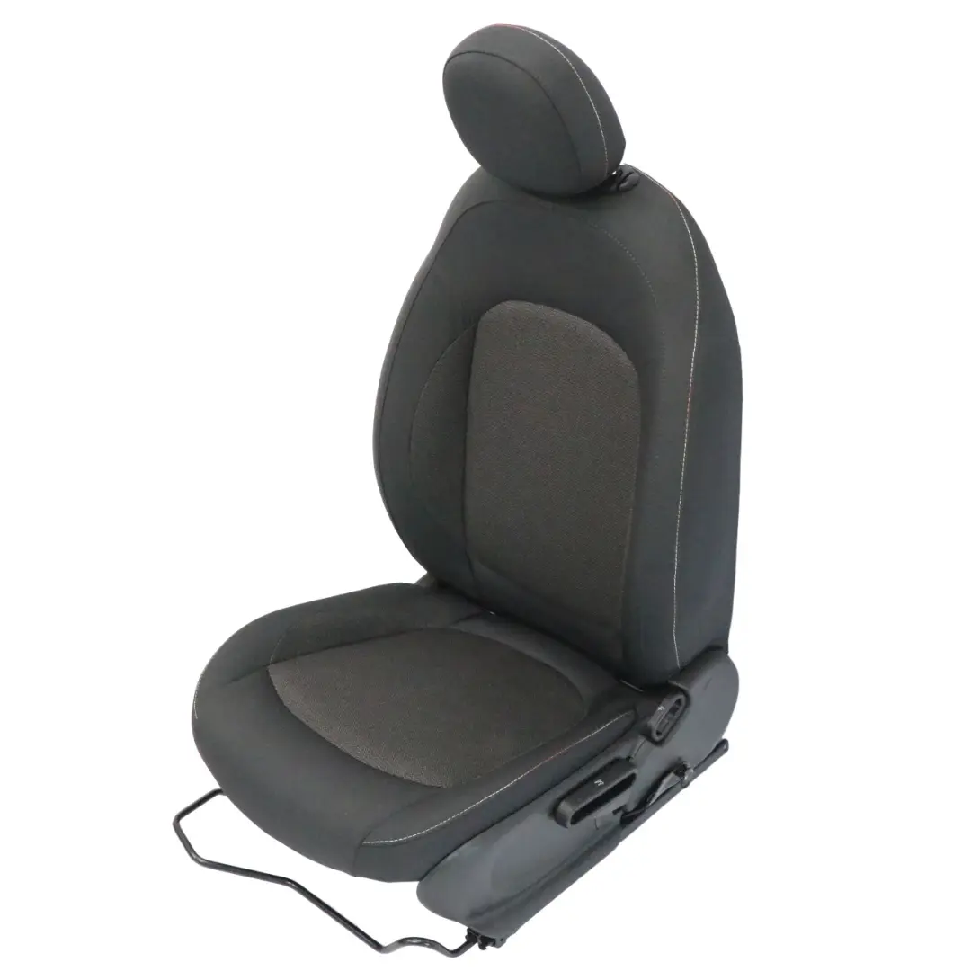 Mini F60 Sedile anteriore sinistro riscaldato tessuto stoffa Fuoco Nero - SKU 7344583-4 - Numero di parte 7344583