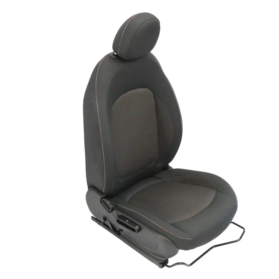 Mini Cooper F60 Heated Front Right O/S Cloth Seat Fabric Firework / Carbon Black - SKU 7344584-3 - Part number 7344584