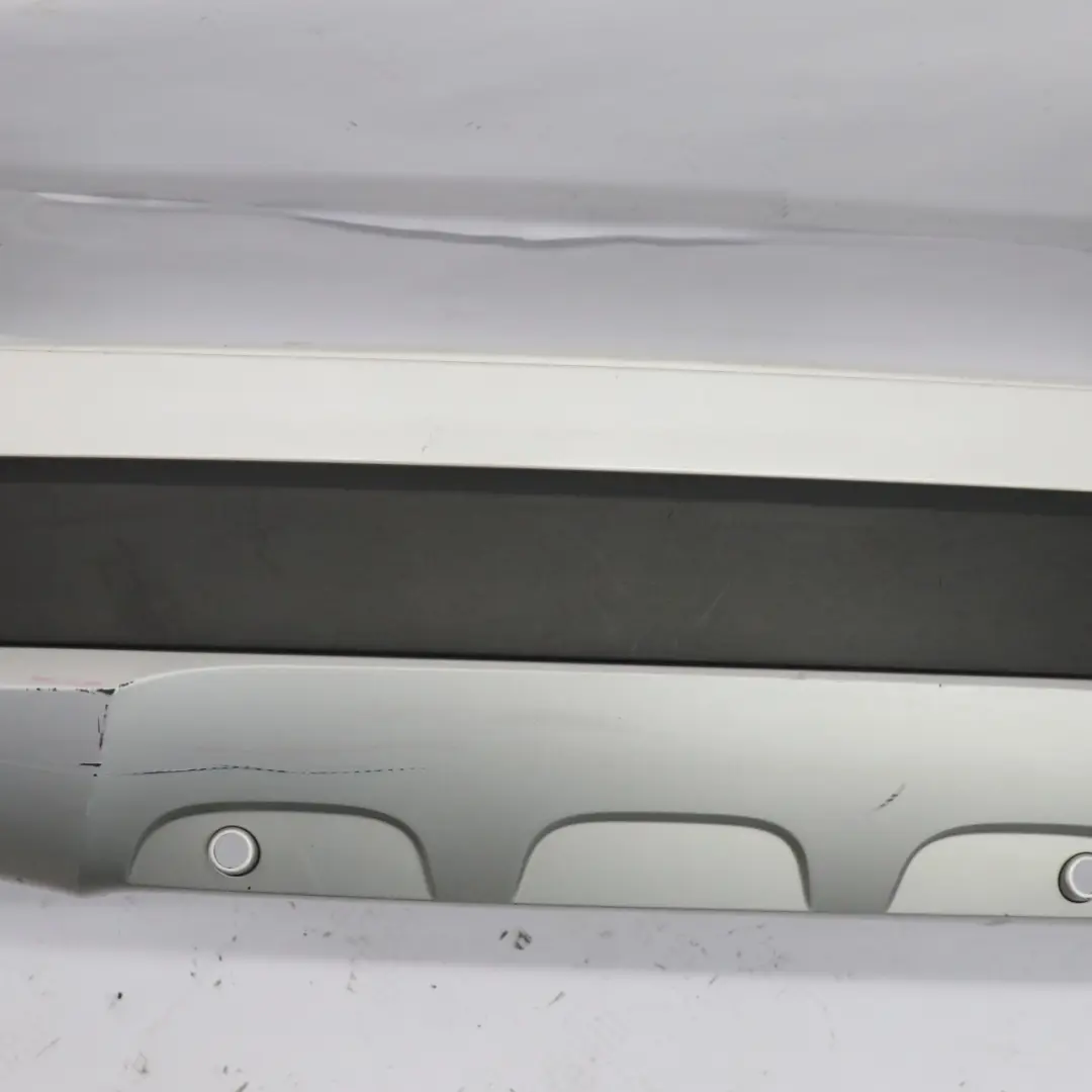 Bumper Complete Trim Panel PDC S Line Mineral White - A96 to BMW X1 E84 Rear with Part number 7345036 BMW X1 E84 Rear Bumper Complete Trim Panel PDC S Line Mineral White - A96 - SKU 7345036-MW1 - Part number 7345036