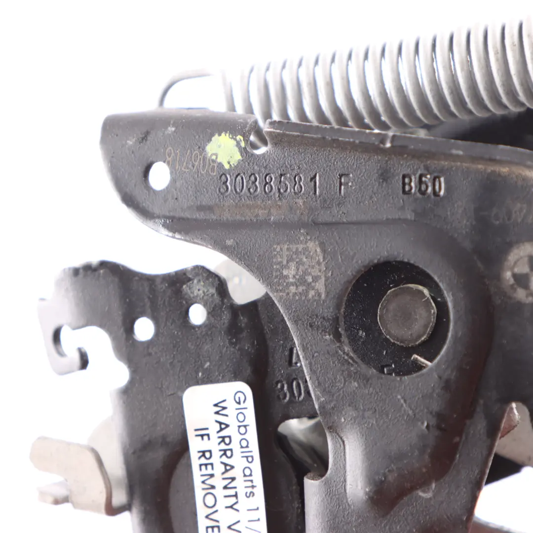 Hood Lock BMW X3 G01 X4 G02 G30 G12 Bonnet Lock Hook Latch Right O/S to with Part number 7347409 Hood Lock BMW X3 G01 X4 G02 G30 G12 Bonnet Lock Hook Latch Right O/S - SKU 7347409 - Part number 7347409