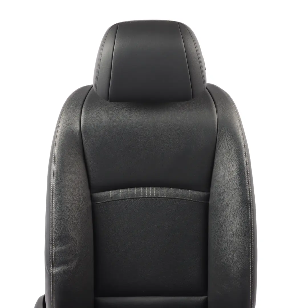  Front Seat BMW F10 F11 LCI Right O/S Heated Leather Dakota Black Exclusive Seam - SKU 7349806-1 - Part number 7349806