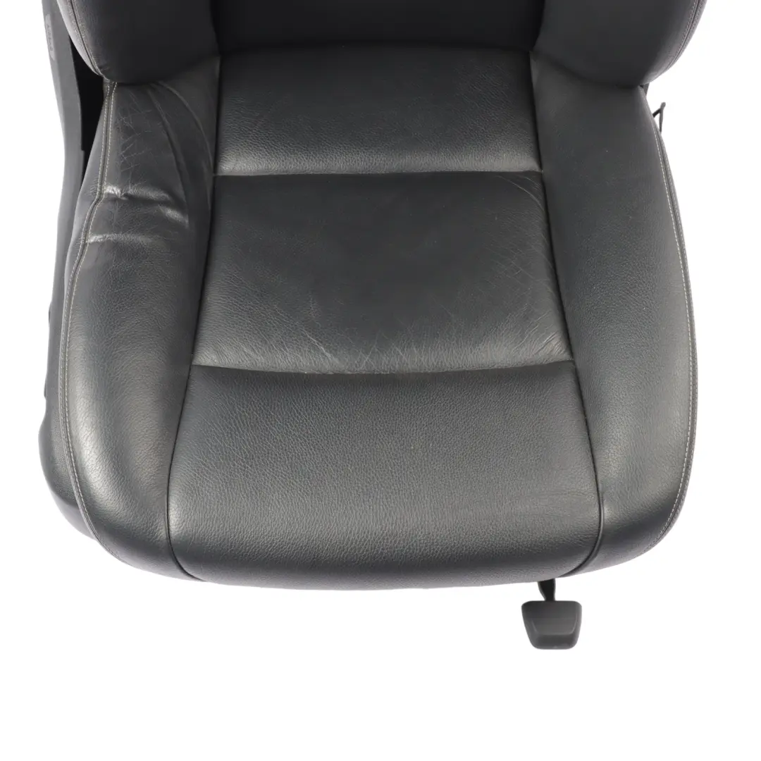  Front Seat BMW F10 F11 LCI Right O/S Heated Leather Dakota Black Exclusive Seam - SKU 7349806-1 - Part number 7349806
