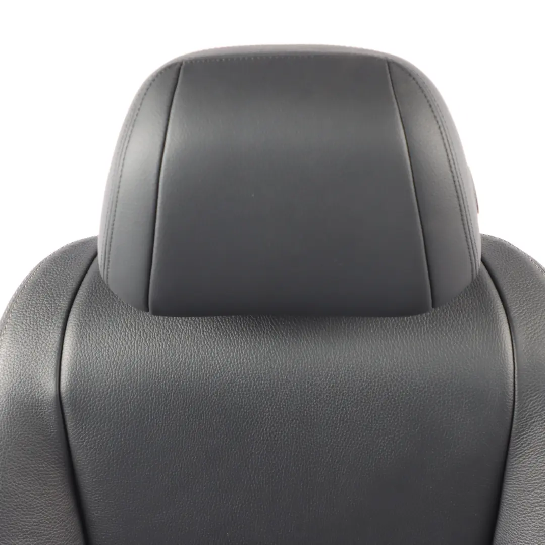  Front Seat BMW F10 F11 LCI Right O/S Heated Leather Dakota Black Exclusive Seam - SKU 7349806-1 - Part number 7349806