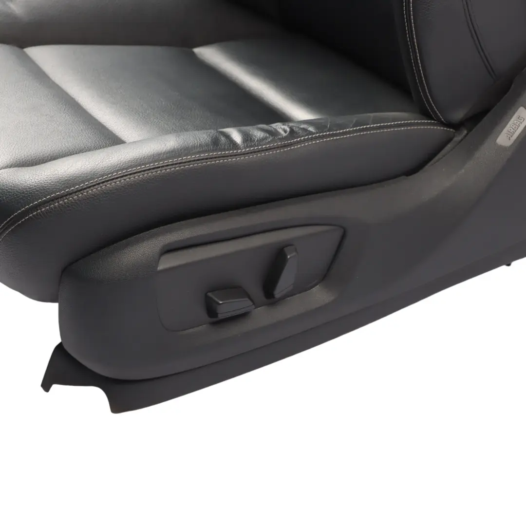 Front Seat BMW F10 F11 LCI Left N/S Heated Leather Dakota Black Exclusive Seam to with Part number 7349807 Front Seat BMW F10 F11 LCI Left N/S Heated Leather Dakota Black Exclusive Seam - SKU 7349807-1 - Part number 7349807