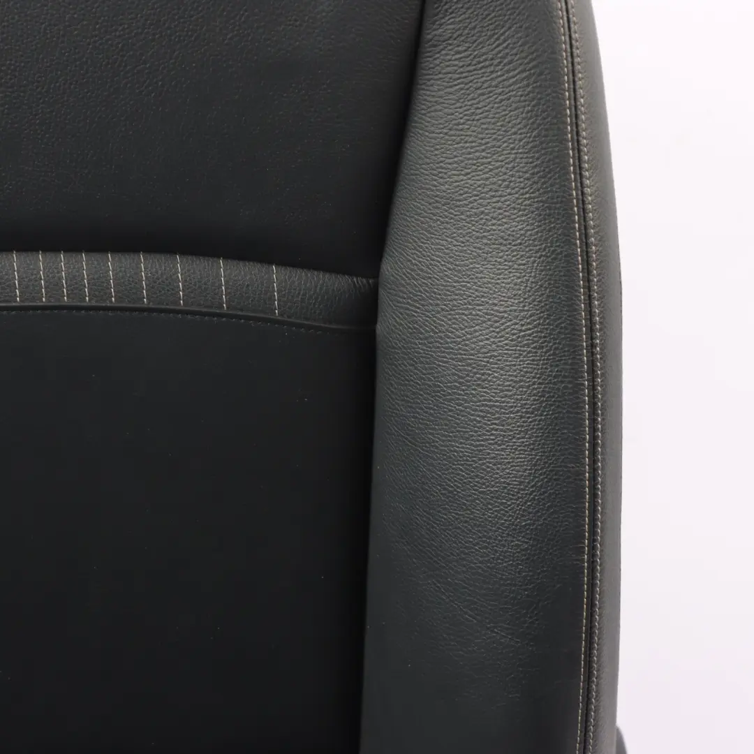  Front Seat BMW F10 F11 LCI Left N/S Heated Leather Dakota Black Exclusive Seam - SKU 7349807-1 - Part number 7349807