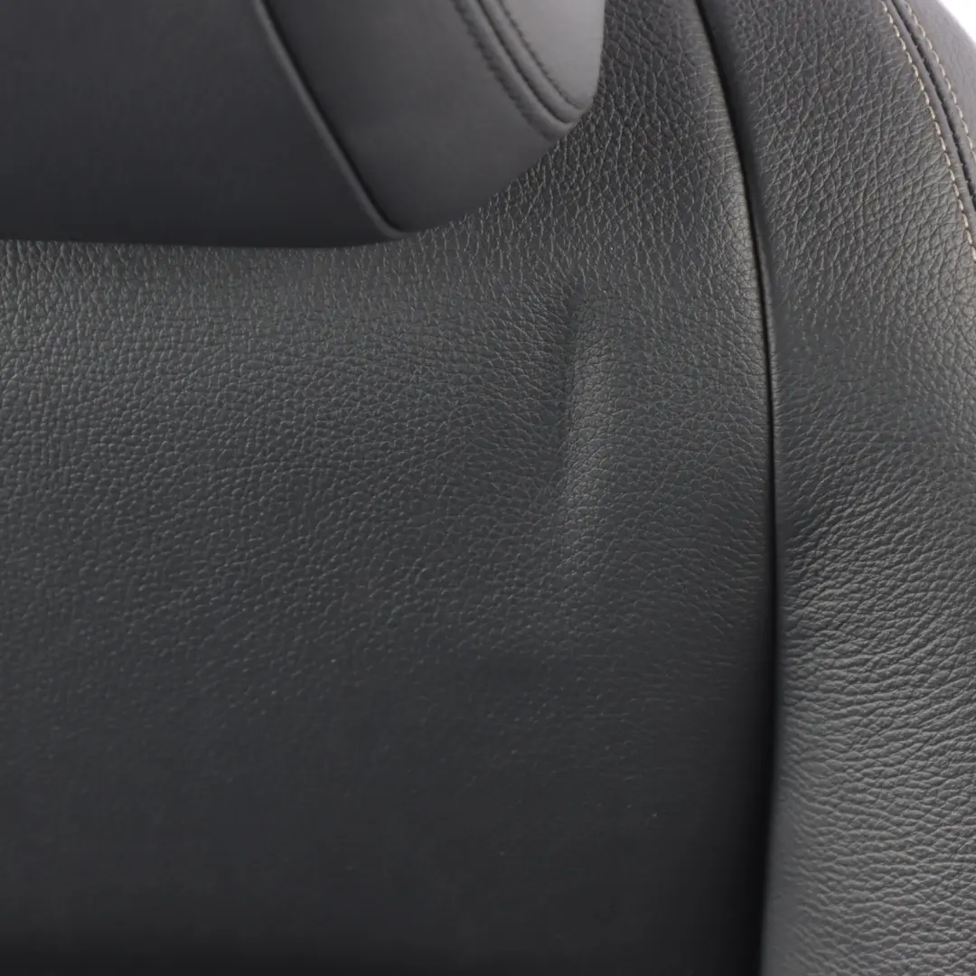  Front Seat BMW F10 F11 LCI Left N/S Heated Leather Dakota Black Exclusive Seam - SKU 7349807-1 - Part number 7349807