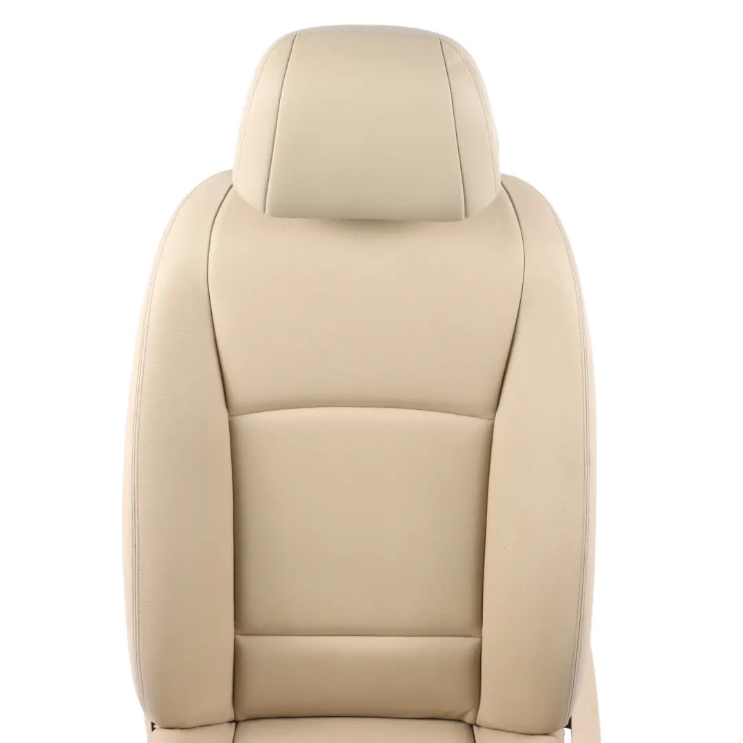 BMW F10 F11 LCI Przedni Lewy Fotel Grzany Skóra Dakota Veneto Beige - SKU 7350133-1 - Numer Części 7350133