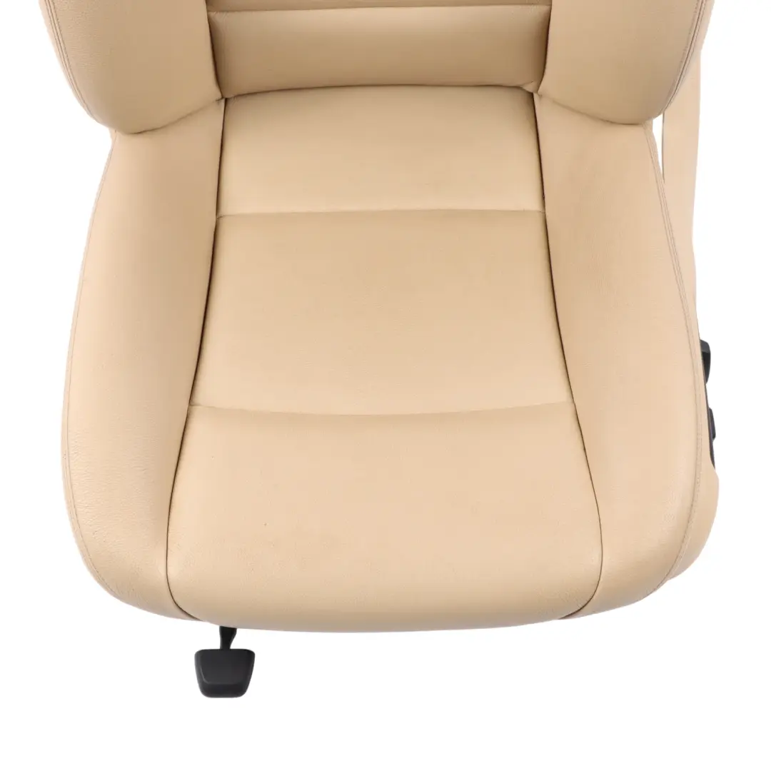 BMW F10 F11 LCI Front Left N/S Seat Heated Leather Dakota Veneto Beige Electric - SKU 7350133-1 - Part number 7350133