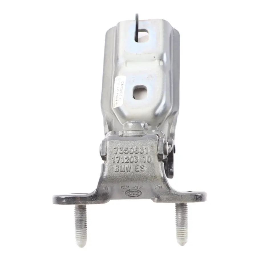 Left Trunk Lid Hinge N/S Bluewater Metallic - 896 7350831 to BMW X1 F48 Rear with Part number 7350827 BMW X1 F48 Rear Left Trunk Lid Hinge N/S Bluewater Metallic - 896 7350831 - SKU 7350827-WB - Part number 7350827