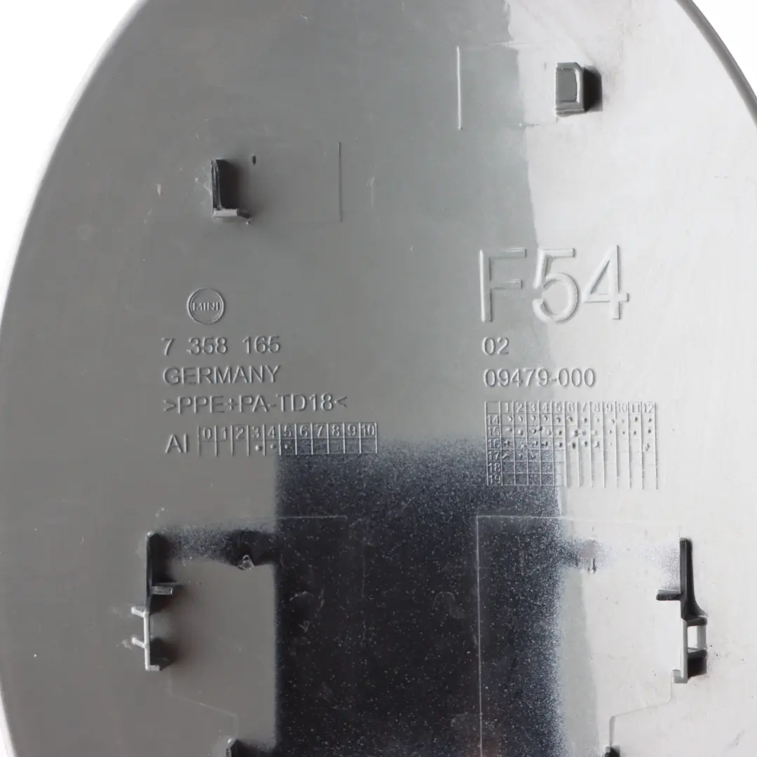 Mini Clubman F54 Fuel Cover Fill In Flap Cap Moonwalk Grey - B71 - SKU 7358165-MGM - Part number 7358165