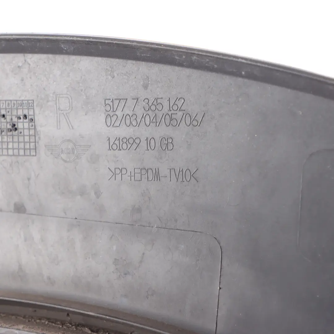 BMW F56 Wheel Arch Cover Rear Right O/S Trim Panel - SKU 7365162 - Part number 7365162