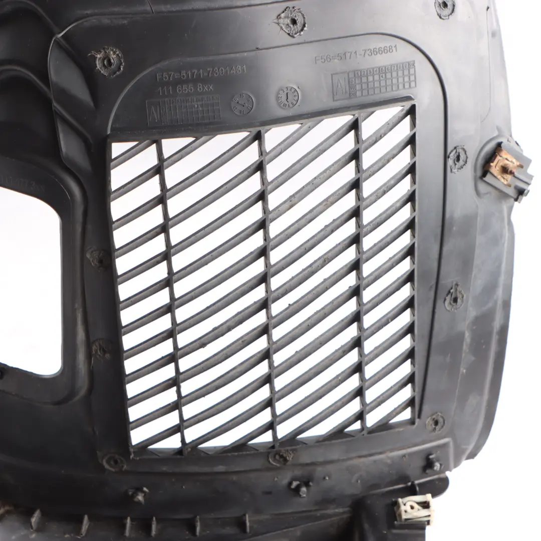 Front Wheel Arch Mud Flaps Cover Wing Trim Left N/S Panel to Mini F56 with Part number 7366681 Mini F56 Front Wheel Arch Mud Flaps Cover Wing Trim Left N/S Panel - SKU 7366681 - Part number 7366681