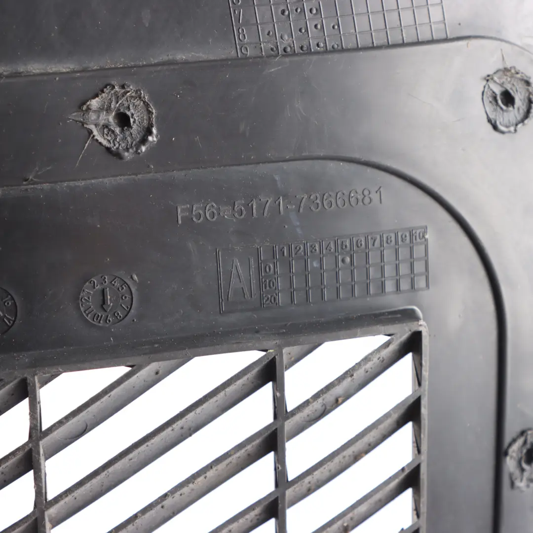 Front Wheel Arch Mud Flaps Cover Wing Trim Left N/S Panel to Mini F56 with Part number 7366681 Mini F56 Front Wheel Arch Mud Flaps Cover Wing Trim Left N/S Panel - SKU 7366681 - Part number 7366681