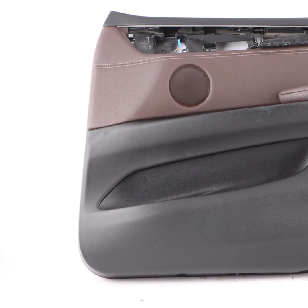 BMW X5 F15 Door Card Front Right O/S Lining Trim Leather Dakota Mokka - SKU 7369942 - Part number 7369942