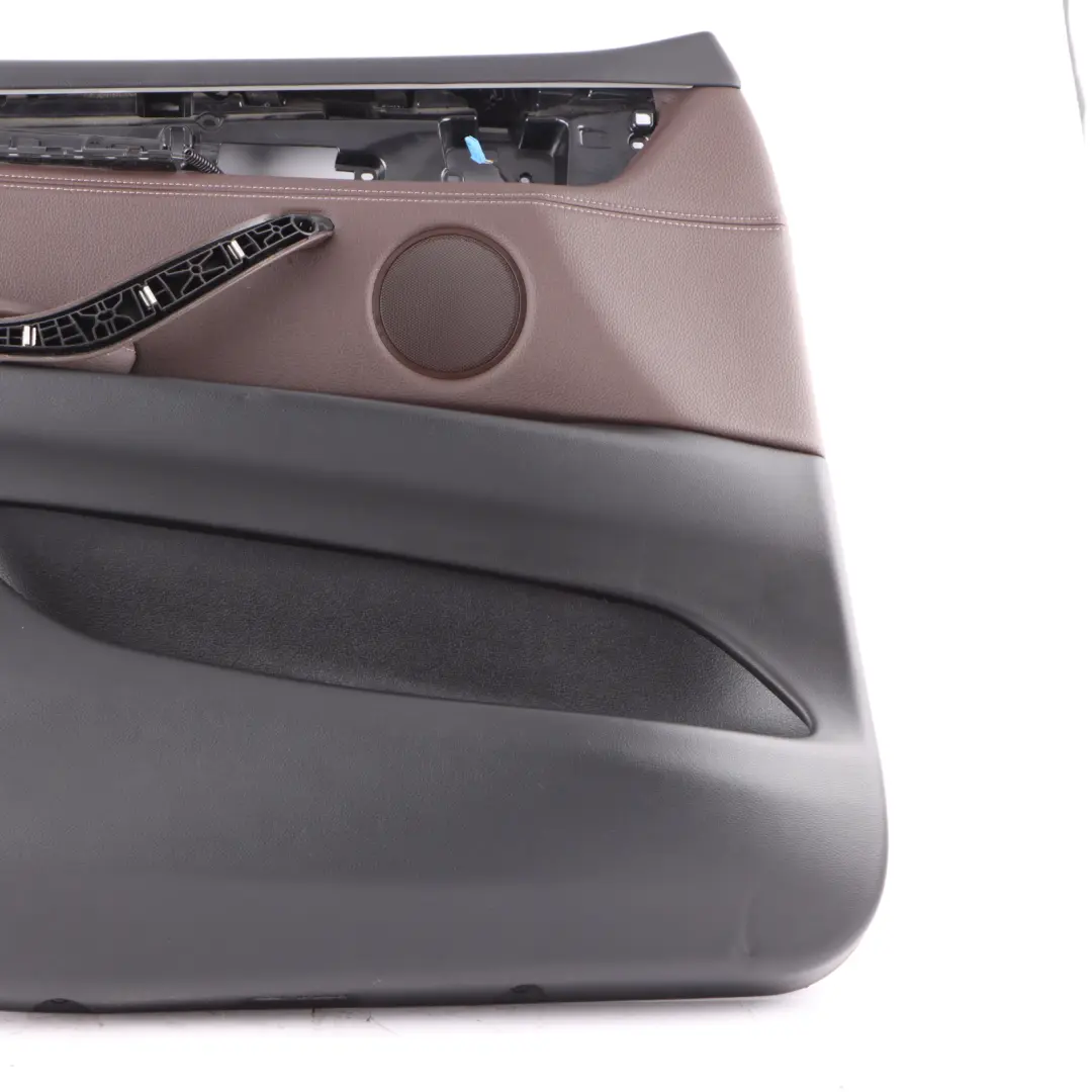 Door Card Front Left N/S Lining Trim Leather Dakota Mokka to BMW X5 F15 with Part number 7369951 BMW X5 F15 Door Card Front Left N/S Lining Trim Leather Dakota Mokka - SKU rhd-7369951 - Part number 7369951