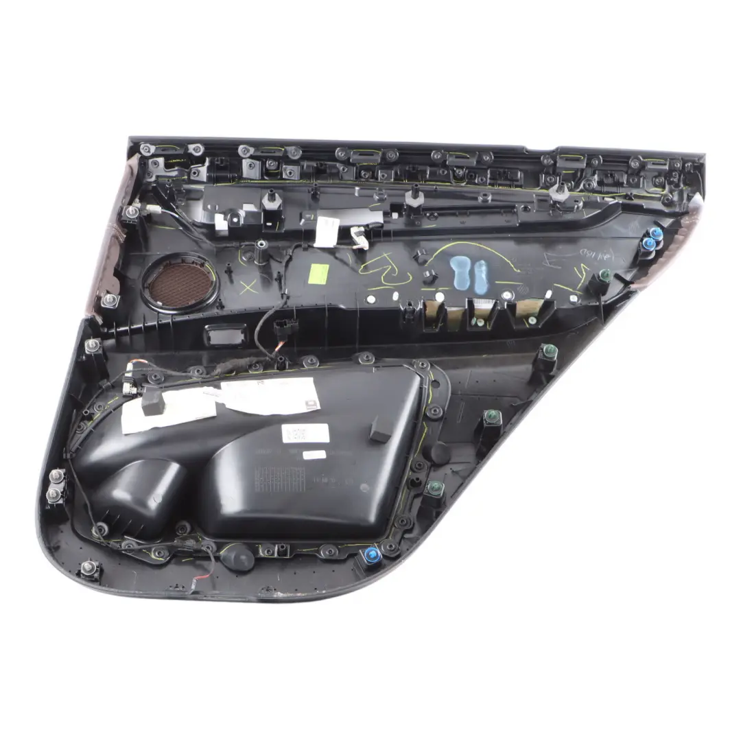 Door Card Rear Left N/S Lining Trim Leather Dakota Mokka to BMW X5 F15 with Part number 7370039 BMW X5 F15 Door Card Rear Left N/S Lining Trim Leather Dakota Mokka - SKU 7370039 - Part number 7370039