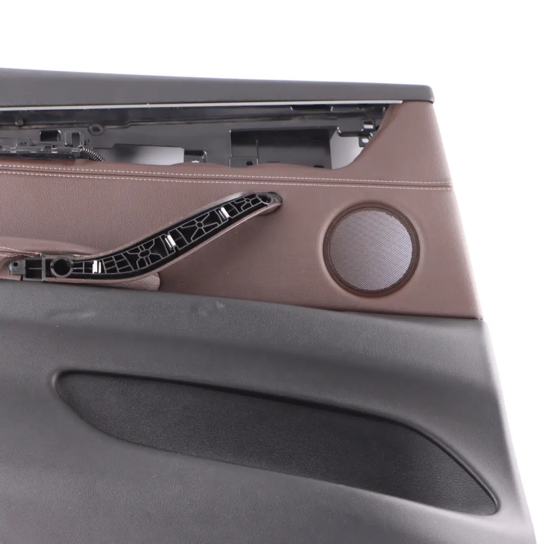 Door Card Rear Left N/S Lining Trim Leather Dakota Mokka to BMW X5 F15 with Part number 7370039 BMW X5 F15 Door Card Rear Left N/S Lining Trim Leather Dakota Mokka - SKU 7370039 - Part number 7370039