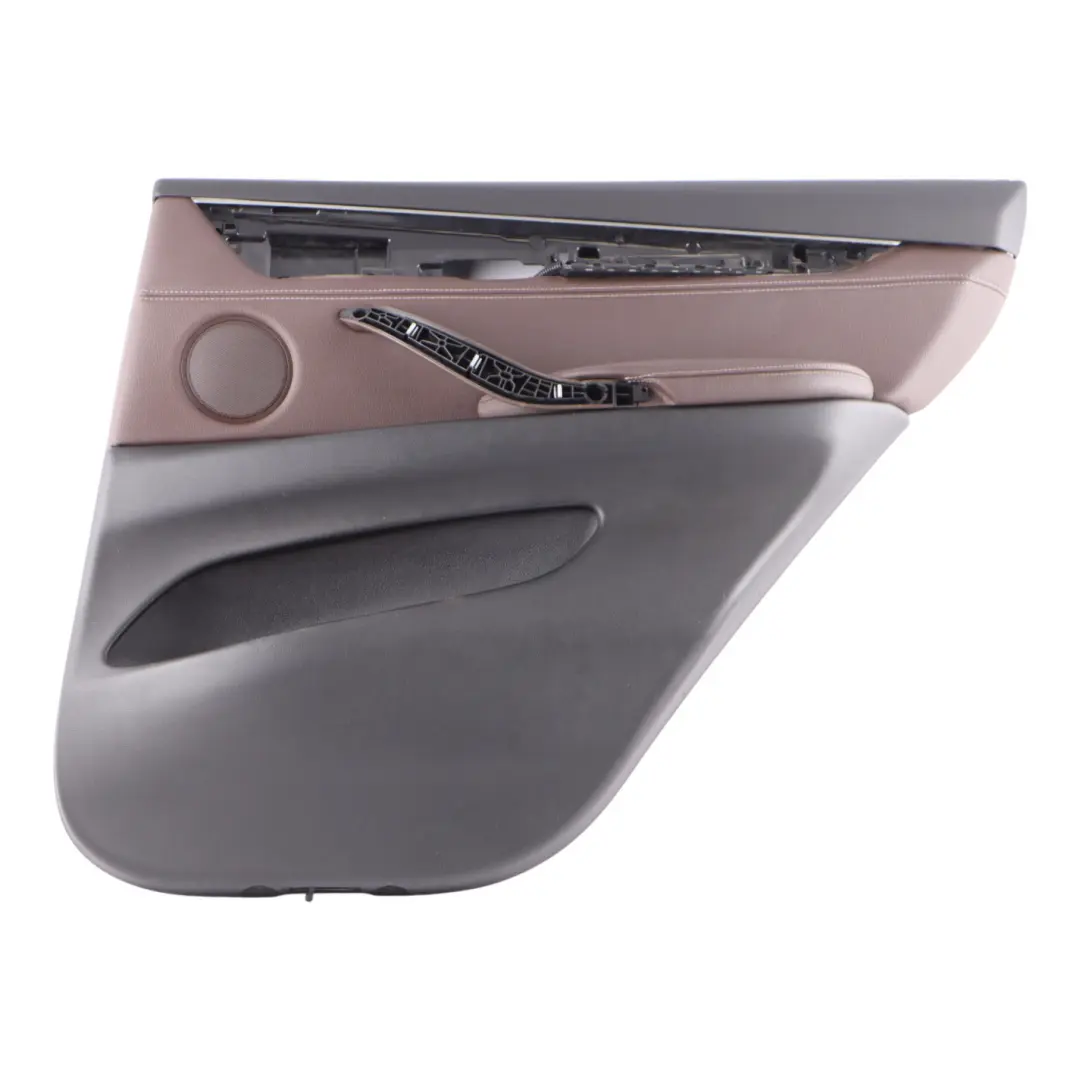 Door Card Rear Right O/S Lining Trim Leather Dakota Mokka to BMW X5 F15 with Part number 7370040 BMW X5 F15 Door Card Rear Right O/S Lining Trim Leather Dakota Mokka - SKU 7370040 - Part number 7370040