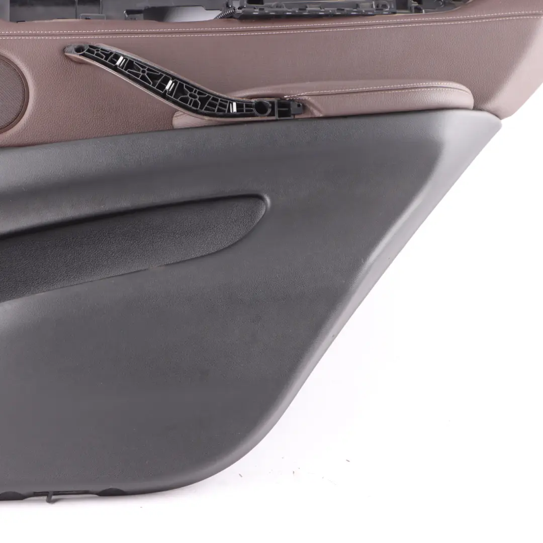 Door Card Rear Right O/S Lining Trim Leather Dakota Mokka to BMW X5 F15 with Part number 7370040 BMW X5 F15 Door Card Rear Right O/S Lining Trim Leather Dakota Mokka - SKU 7370040 - Part number 7370040