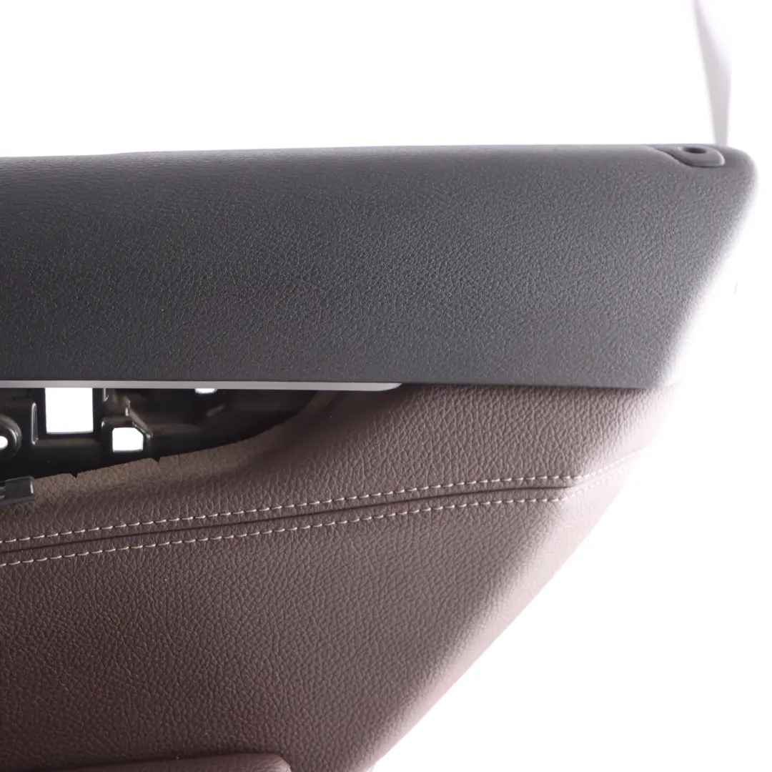 Door Card Rear Right O/S Lining Trim Leather Dakota Mokka to BMW X5 F15 with Part number 7370040 BMW X5 F15 Door Card Rear Right O/S Lining Trim Leather Dakota Mokka - SKU 7370040 - Part number 7370040