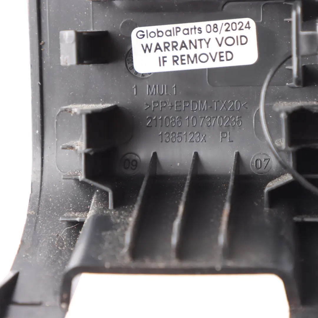 BMW F45 Rear Seat Belt Trim Covering Panelling Right O/S Black - SKU 7370235-1 - Part number 7370235