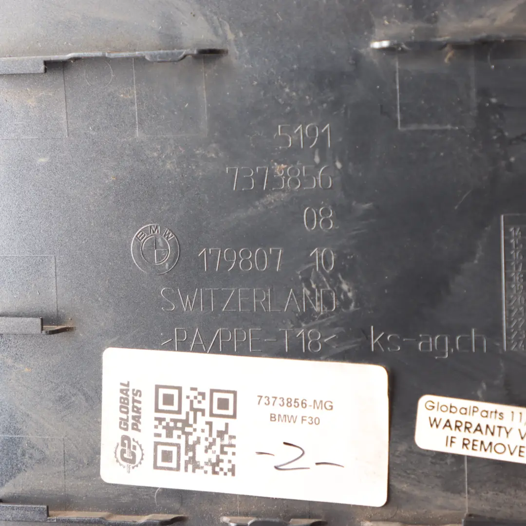 BMW F30 LCI 330e B48X Hybrid Front Flap Charging Port Flap Mineral Grey - SKU 7373856-MG - Part number 7373856