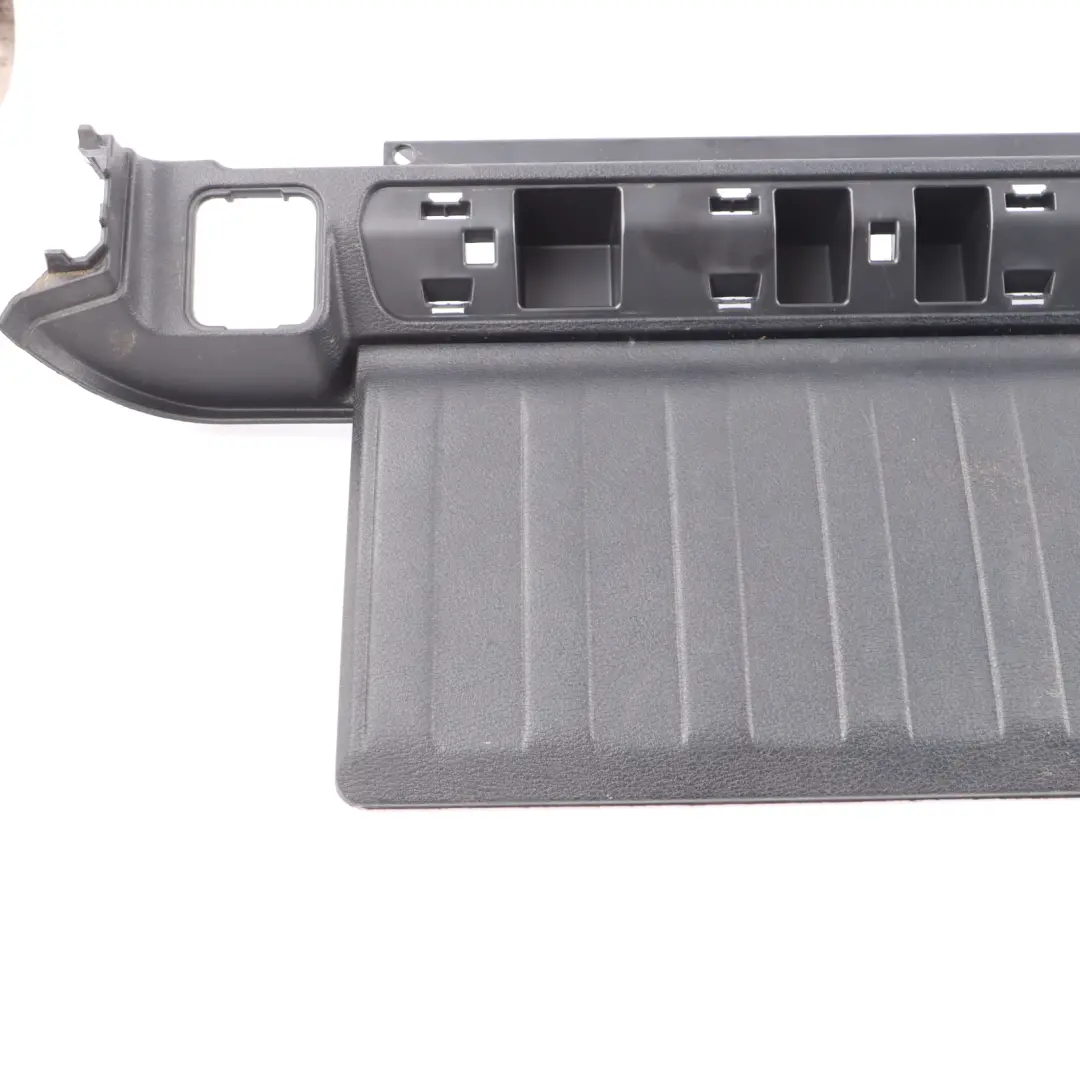 Boot Trunk Rear Loading Trim Panel Sill Cover Panel Black to BMW X5 F15 with Part number 7377640 BMW X5 F15 Boot Trunk Rear Loading Trim Panel Sill Cover Panel Black - SKU 7377640 - Part number 7377640