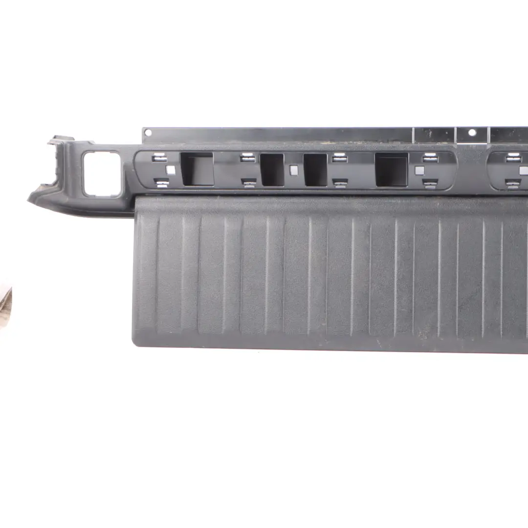 Boot Trunk Rear Loading Trim Panel Sill Cover Panel Black to BMW X5 F15 with Part number 7377640 BMW X5 F15 Boot Trunk Rear Loading Trim Panel Sill Cover Panel Black - SKU 7377640 - Part number 7377640