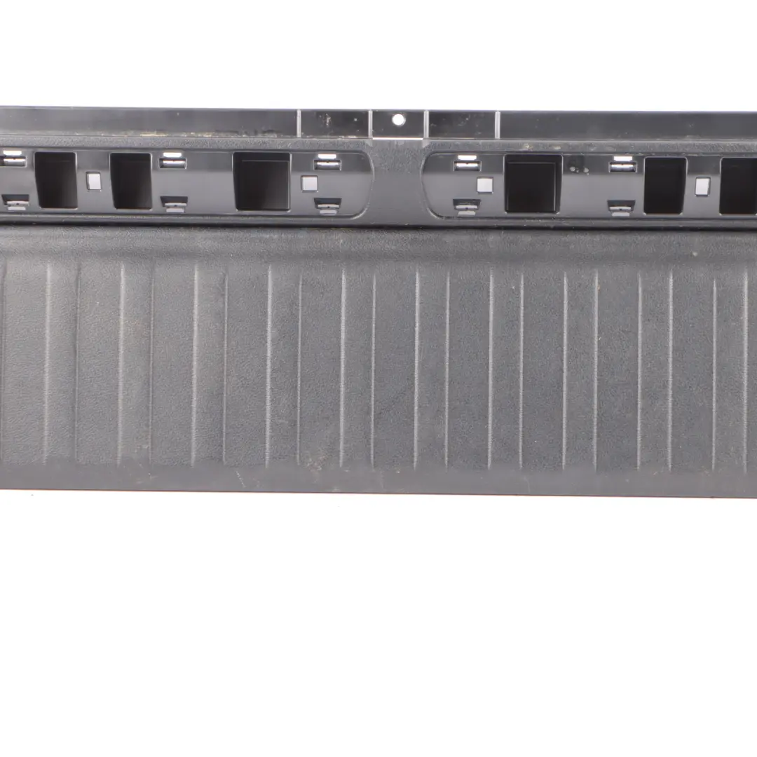 Boot Trunk Rear Loading Trim Panel Sill Cover Panel Black to BMW X5 F15 with Part number 7377640 BMW X5 F15 Boot Trunk Rear Loading Trim Panel Sill Cover Panel Black - SKU 7377640 - Part number 7377640