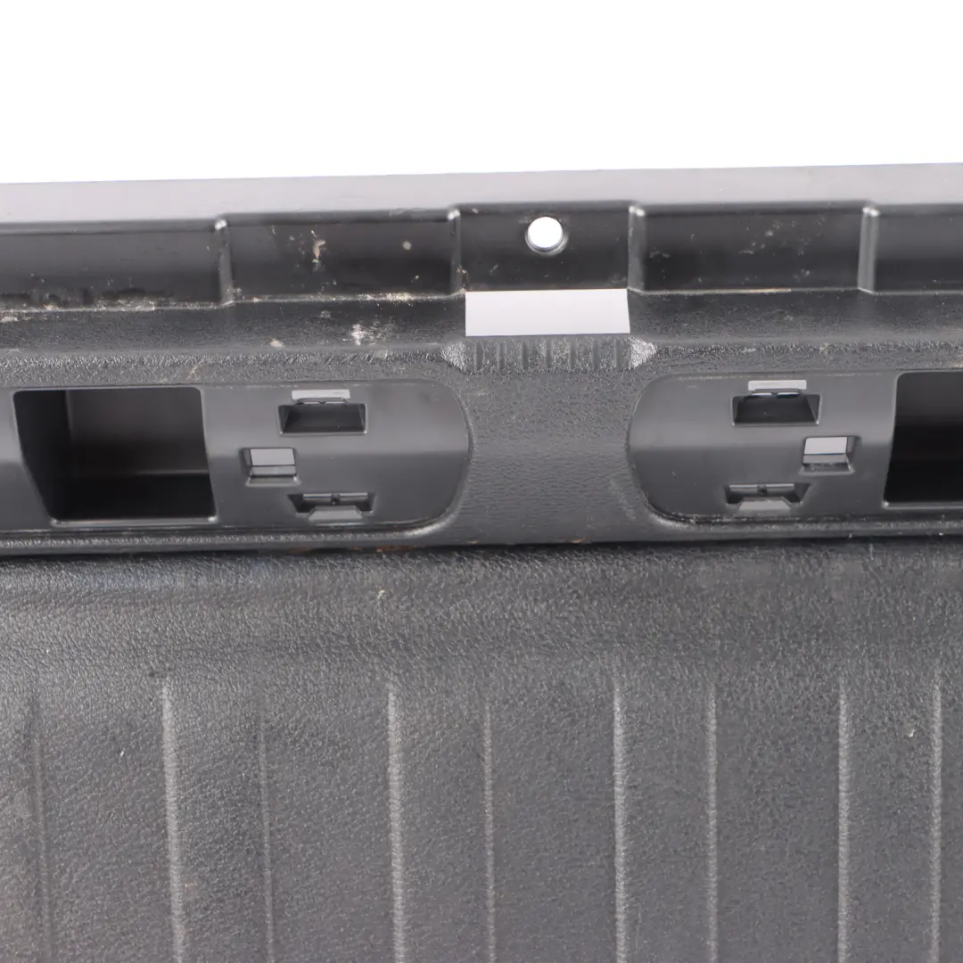 Boot Trunk Rear Loading Trim Panel Sill Cover Panel Black to BMW X5 F15 with Part number 7377640 BMW X5 F15 Boot Trunk Rear Loading Trim Panel Sill Cover Panel Black - SKU 7377640 - Part number 7377640