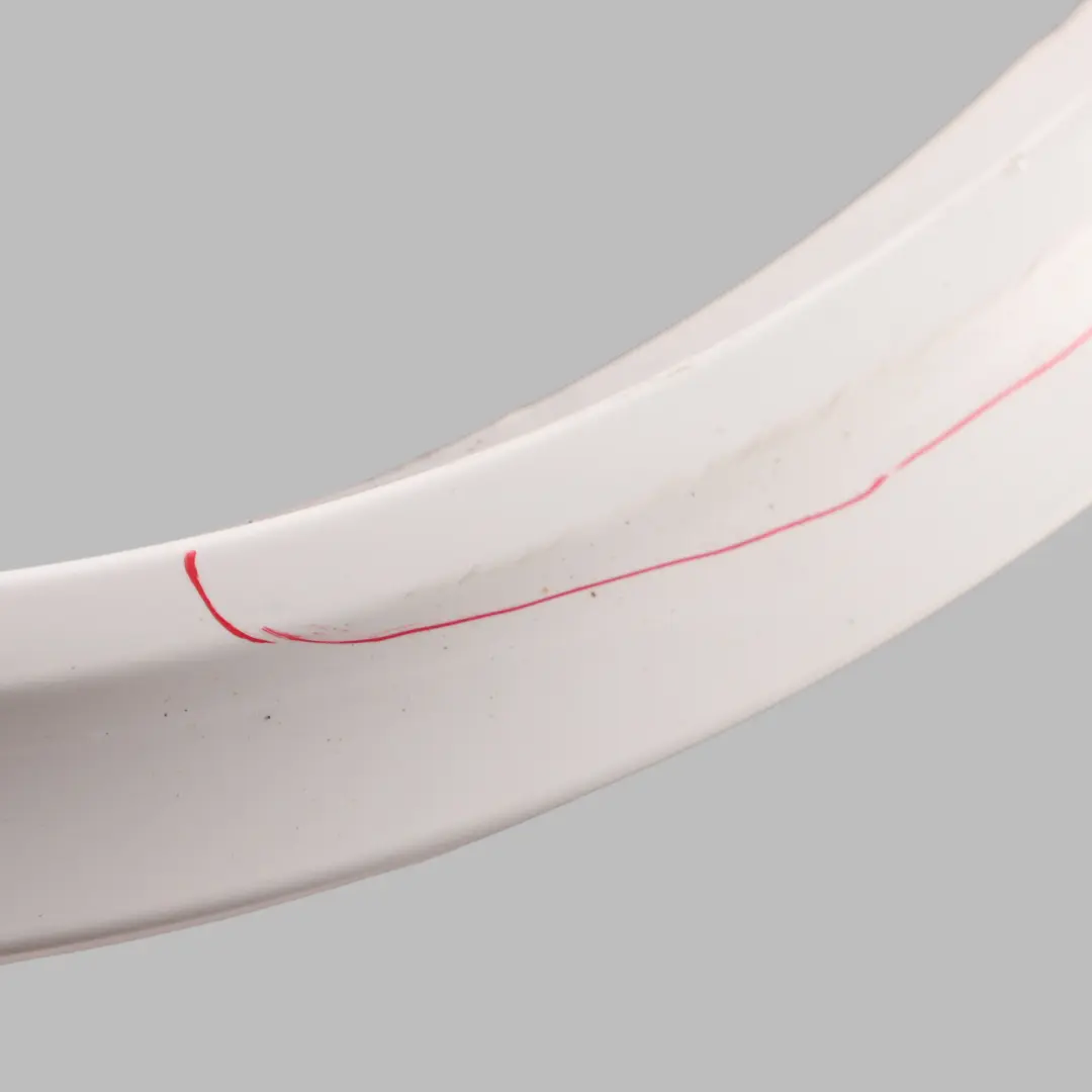 BMW X5 F15 M Sport Wheel Arch Cover Rear Left N/S Trim Feder Alpine White - 300 - SKU 7378583-AW - Part number 7378583