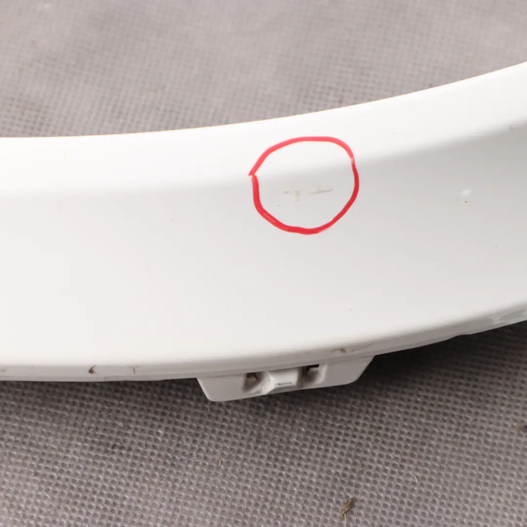 BMW X5 F15 M Sport Wheel Arch Cover Rear Left N/S Trim Feder Alpine White - 300 - SKU 7378583-AW - Part number 7378583