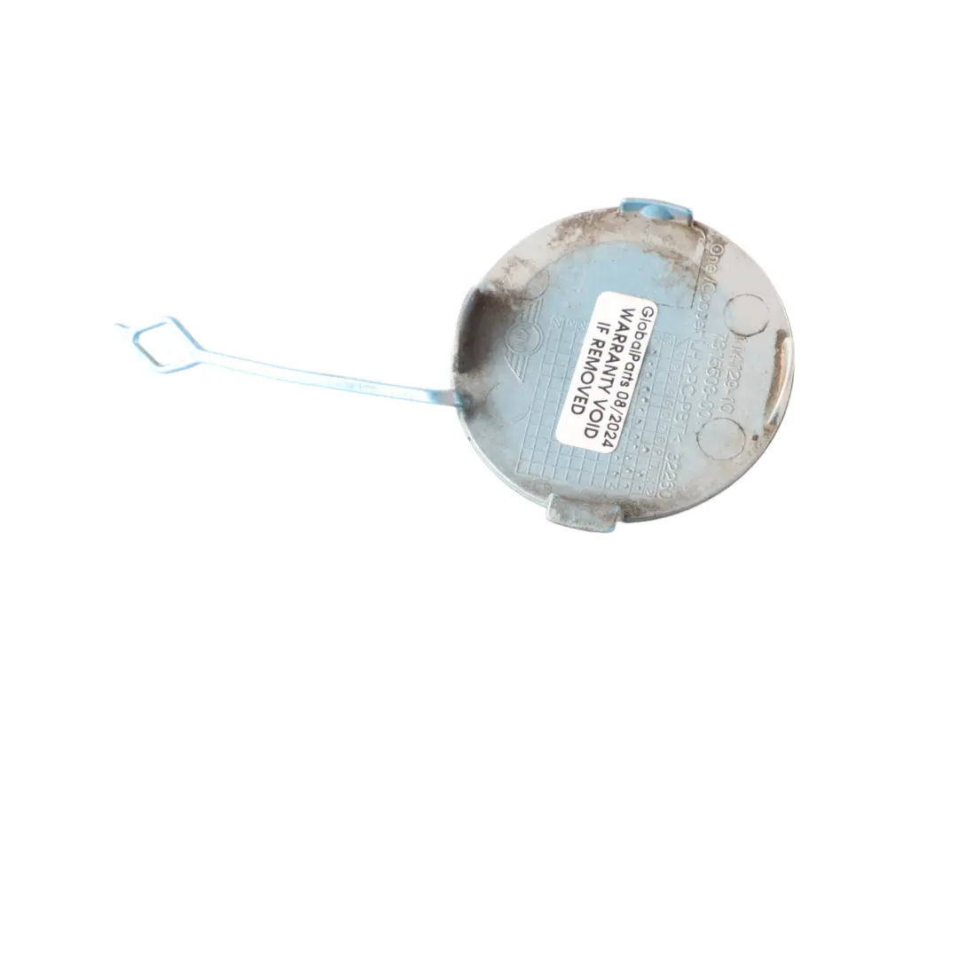 Towing Eye Flap Mini F56 F57 Rear Bumper Cover Trim Electric Blue II B86 to with Part number 7380011 Towing Eye Flap Mini F56 F57 Rear Bumper Cover Trim Electric Blue II B86 - SKU 7380011-ELBII - Part number 7380011