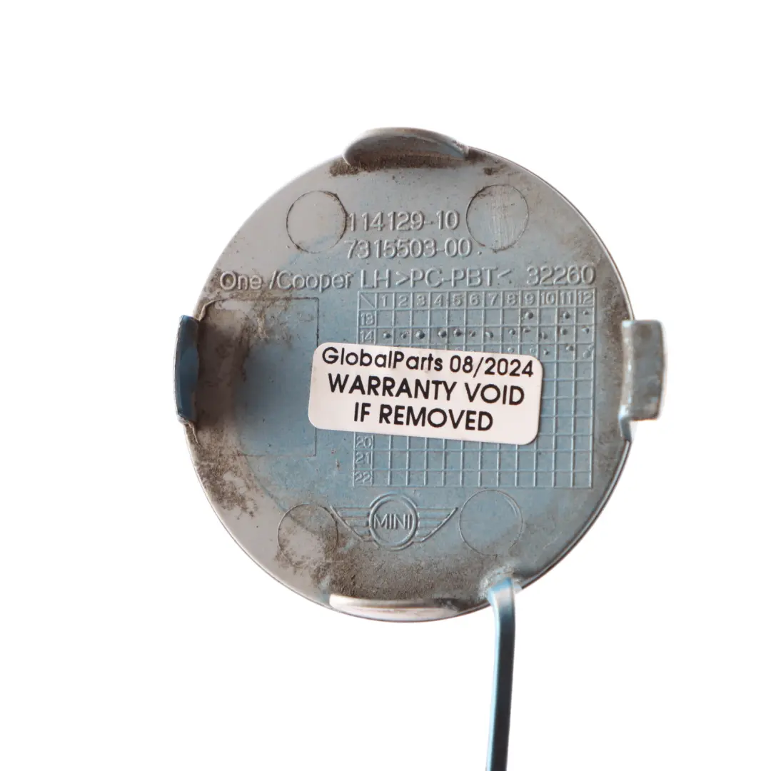 Towing Eye Flap Mini F56 F57 Rear Bumper Cover Trim Electric Blue II B86 to with Part number 7380011 Towing Eye Flap Mini F56 F57 Rear Bumper Cover Trim Electric Blue II B86 - SKU 7380011-ELBII - Part number 7380011