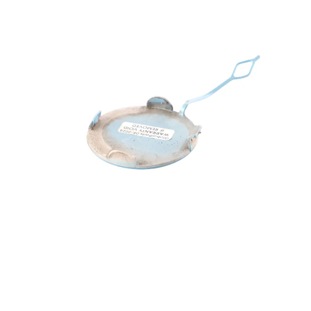 Bumper Towing Eye Hook Flap Cover Electric Blue II Metallic - B86 to Mini F56 Rear with Part number 7380012 Mini F56 Rear Bumper Towing Eye Hook Flap Cover Electric Blue II Metallic - B86 - SKU 7380012-ELBII - Part number 7380012