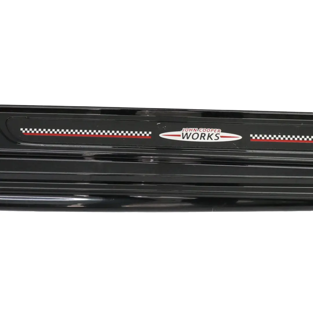 Mini F56 F57 Faldón lateral derecho JCW Tapa de umbral Midnight Black - A94 - SKU 7382182-MNB1 - Número de pieza 7382182