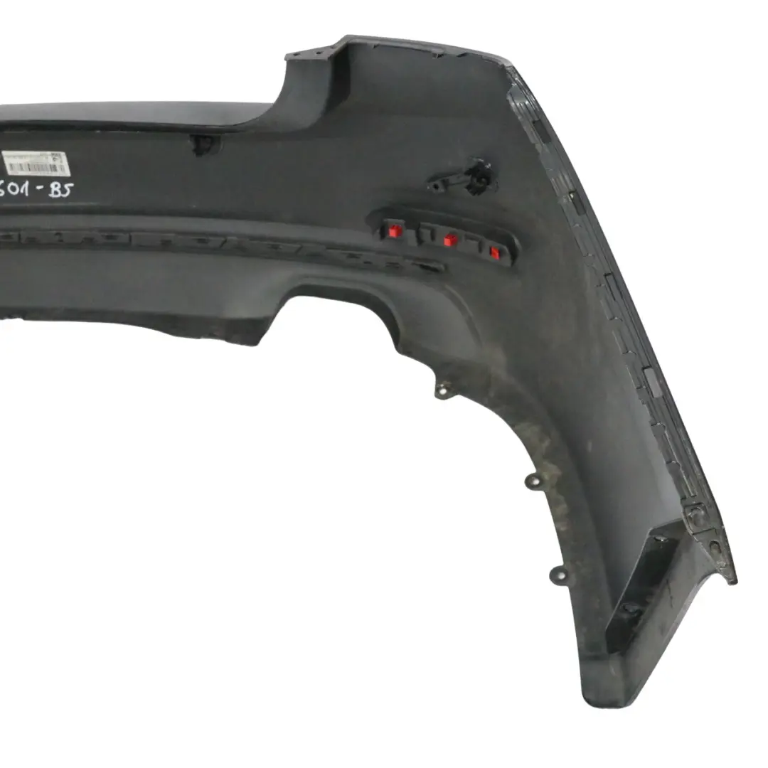 BMW 3 F30 LCI Rear Bumper Trim Panel PDC Black Sapphire Metallic - 475 - SKU 7384601-BS - Part number 7384601