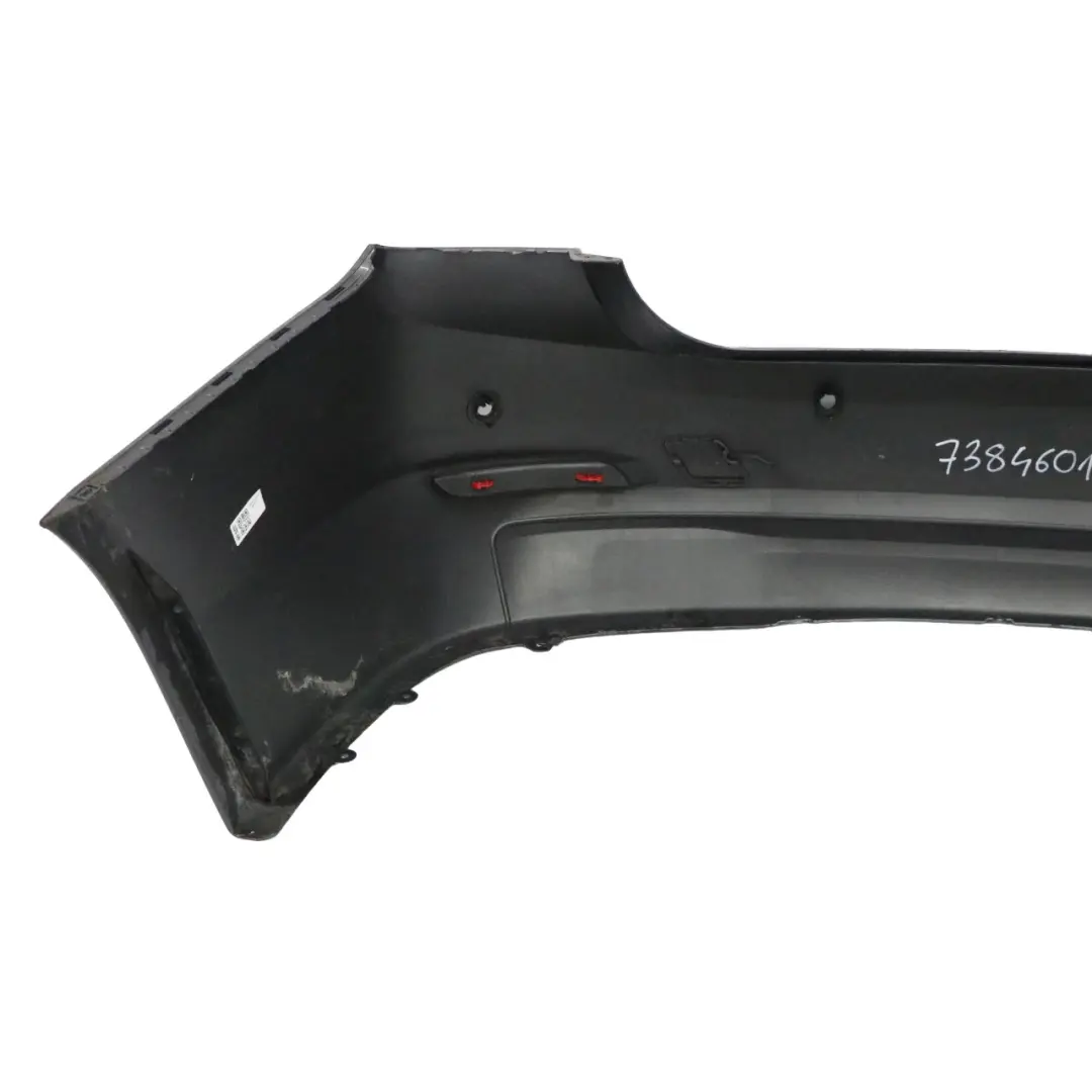 Bumper Trim Panel PDC Mineralgrau Grey Metallic - B39 to BMW F30 LCI Rear with Part number 7384601 BMW F30 LCI Rear Bumper Trim Panel PDC Mineralgrau Grey Metallic - B39 - SKU 7384601-MG1 - Part number 7384601