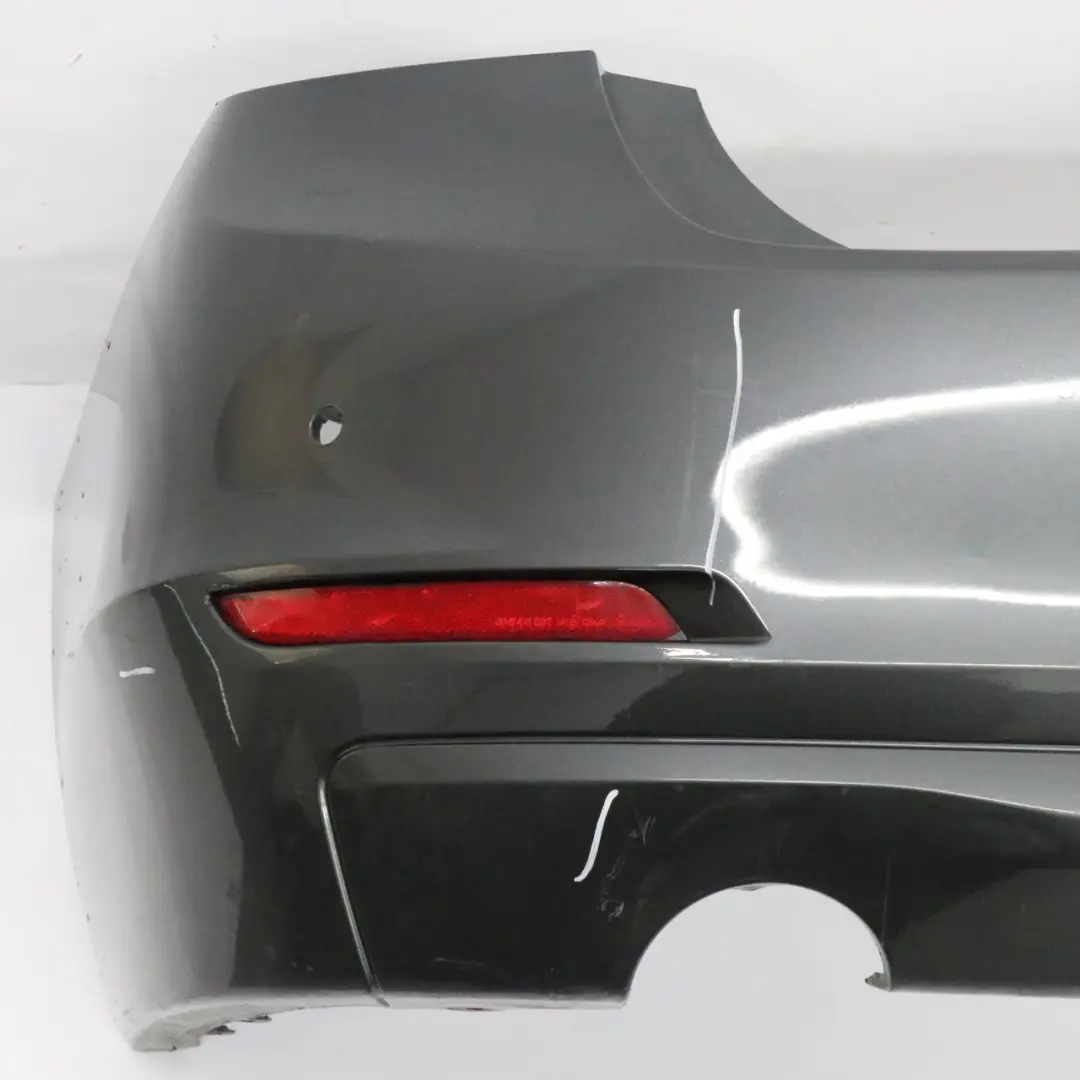 Bumper Trim Panel PDC Mineralgrau Grey Metallic - B39 to BMW F30 LCI Rear with Part number 7384601 BMW F30 LCI Rear Bumper Trim Panel PDC Mineralgrau Grey Metallic - B39 - SKU 7384601-MG1 - Part number 7384601